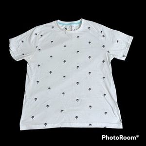 Denim & Flower Palm Tree T-shirt